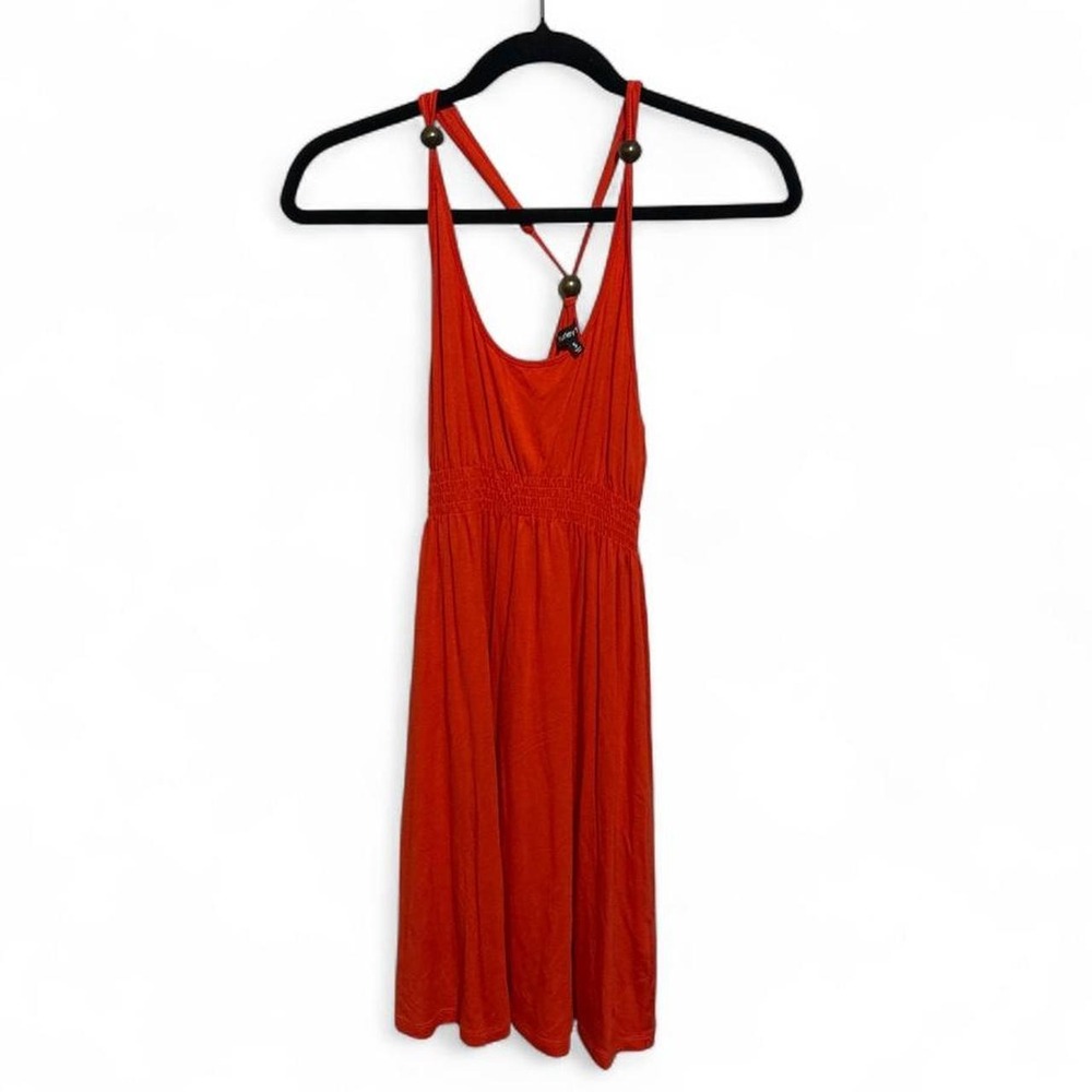 Hurley Beach Club Dress - Red Orange - size Small